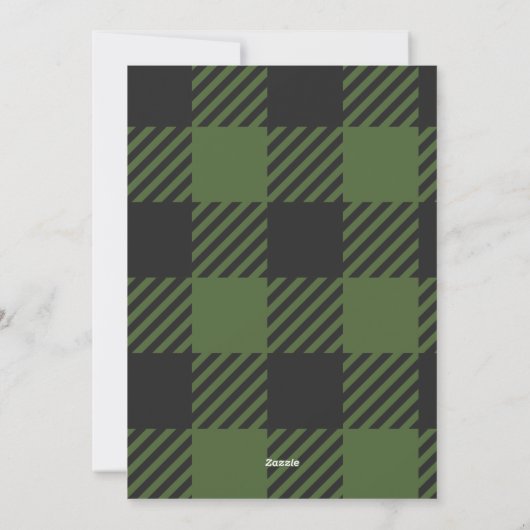 Pset Joyful kerstfoto-feestdag Feestdagenkaart (Achterkant)