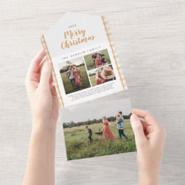 Pset-kerstfeestdag 4-fotofeestdag all in one uitnodiging