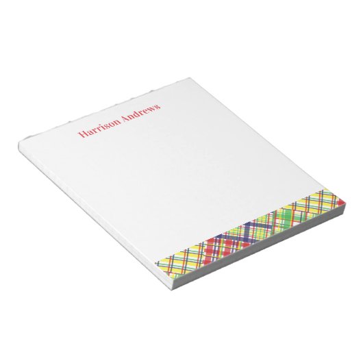 Pset Madras - Aangepaste laptop Notitieblok (Schuin)