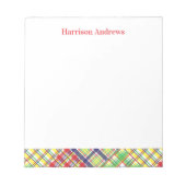 Pset Madras - Aangepaste laptop Notitieblok (Voorkant)