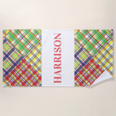 Pset Madras Persoonlijke handdoek (Voorkant)