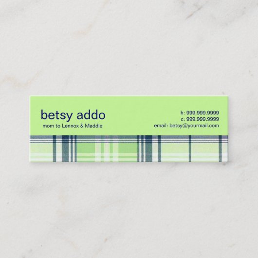 Pset mammie Calling Card Contactkaartje (Voorkant)