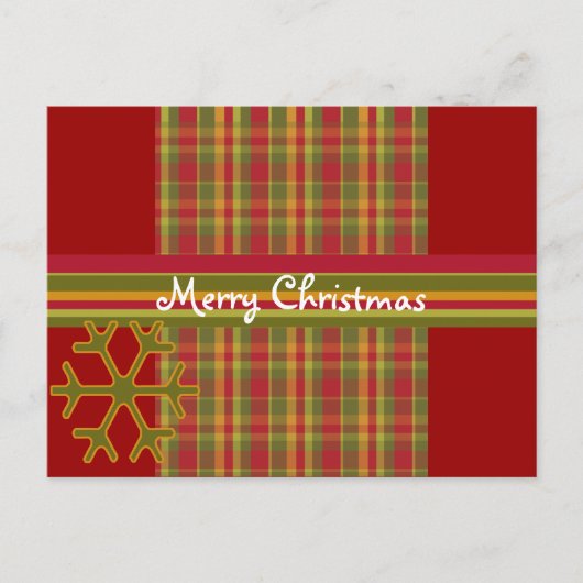 Pset Merry-kerstBriefkaart Feestdagenkaart (Voorkant)