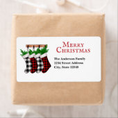 Pset Merry-kerstkousen Etiket (Insitu)