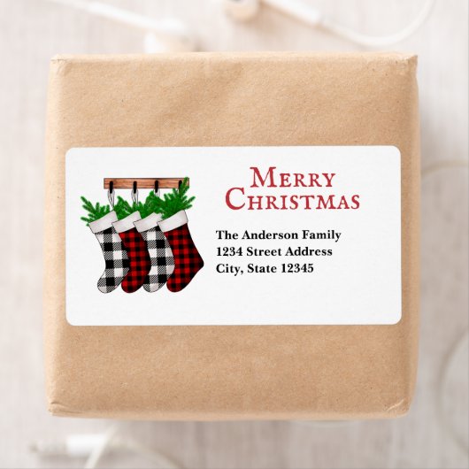 Pset Merry-kerstkousen Etiket (Insitu)