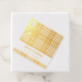 Pset Merry Kerstmis Bedankjes Labels (Met doos)