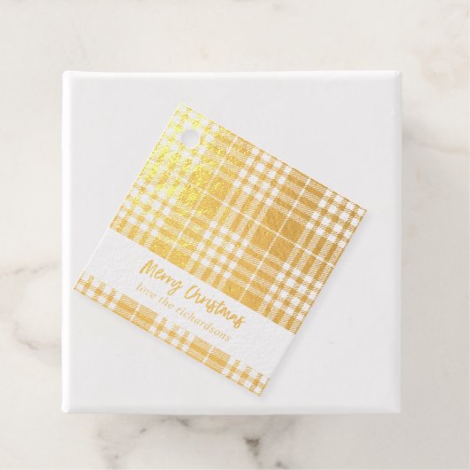 Pset Merry Kerstmis Bedankjes Labels (Met doos)