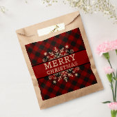 Pset Merry-kerstsnowflake Bedankzakje (Gezegeld)