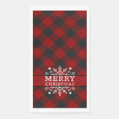 Pset Merry-kerstsnowflake Servet (Voorkant)