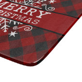 Pset Merry-kerstsnowflake Snijplank (Hoek)