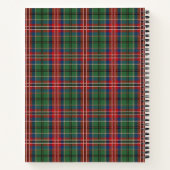 Pset Monogrammed Initiaal Clan MacCulloch Tartan Notitieboek (Achterkant)