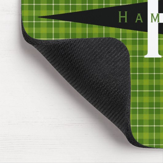 Pset Mousepad - HAMbyWG - groen Muismat (Hoek)