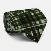 Pset Olive Green w/Gray Stropdas (Opgerold)