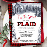 Pset Party Winter Mountains en Fox Buffalo Pset Kaart<br><div class="desc">Viel het vakantieseizoen met een leuk feest! Uitnodiging met waterverf bergen en bosgebied en vossen die in de sneeuw spelen. Buffalo plaid zwart en rood gevarieerd patroon op de rug en details op de voorzijde. —Voor tekstaanpassingen kun je contact met ons opnemen via e-mail op one2inspiredesigns@gmail.com. Neem contact op met...</div>