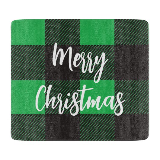 Pset Pattern Merry Kerstry Snijplank (Voorkant)