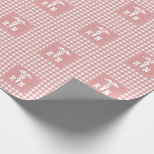 Pset Pattern RN Registered Nurse Afstuderen Cadeaupapier (Hoek)