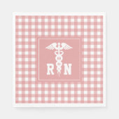 Pset Pattern RN Registered Nurse Afstuderen Servet (Voorkant)