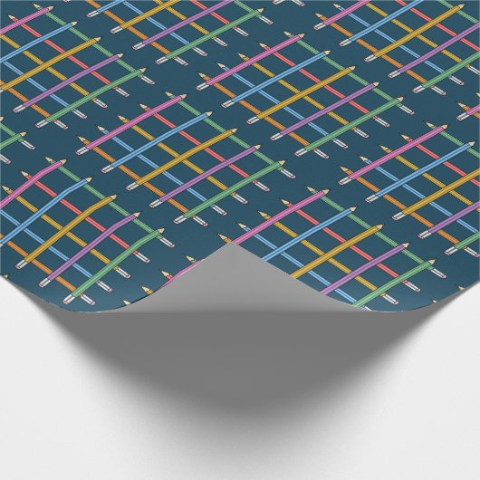 Pset Pencil Crayon Pattern Cadeaupapier (Hoek)