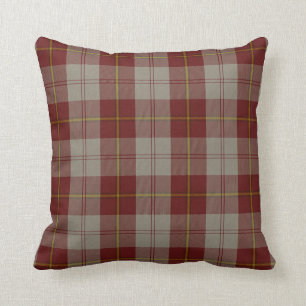 Pset Pillow Cunningham Burgundy Dancers Tartan Kussen