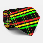 Pset Rasta Colored Stropdas (Opgerold)