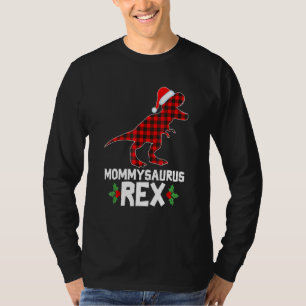 Pset Red Buffalo Dinosaur mama T Rex Matching Ch T-shirt