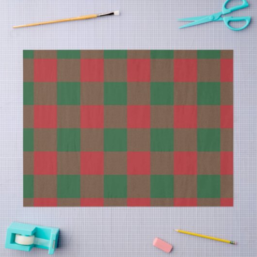Pset Red Green Tissuepapier (Craft)