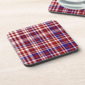 Pset, rood, wit, blauwe kleur. 01-ONDERZETTERS Drankjes Onderzetter (Linkerzijde)