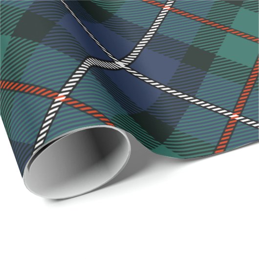 Pset Rustic Clan Robertson Check Tartan Cadeaupapier (Rol Hoek)