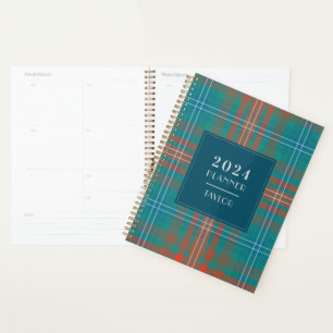 Pset Rustic Clan Wilson 2024 Tartan Planner