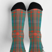 Pset Rustic Clan Wilson Oranje Tartan Sokken (Top)