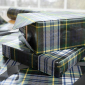 Pset Rustic Holiday Clan Gordon Tartan Cadeaupapier