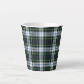 Pset Rustic Tartan Clan Gordon Elegant Latte Mok (Voorkant)