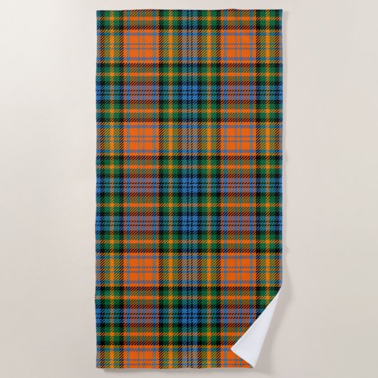 Pset Rustic Tartan Clan Murray Elegant Strandlaken (Voorkant)