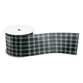 Pset Rustic Tartan Green White Green Check Satijnen Lint (Spoel)