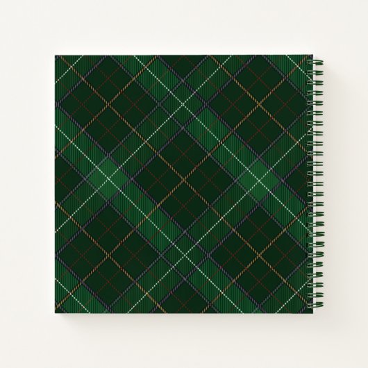 Pset Rustic Tartan Wedding Guest Book Notitieboek (Achterkant)