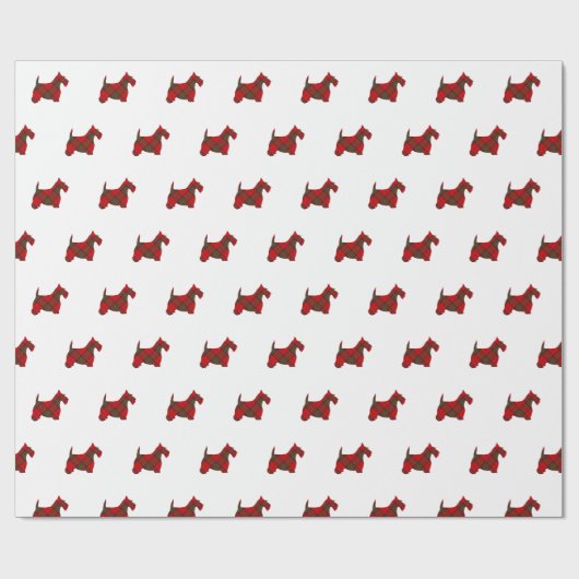 Pset Scottie Dog Cadeaupapier (Vlak)