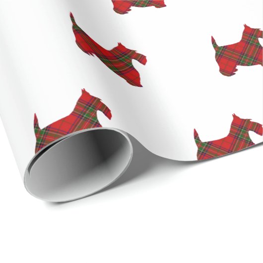 Pset Scottie Dog Cadeaupapier (Rol Hoek)