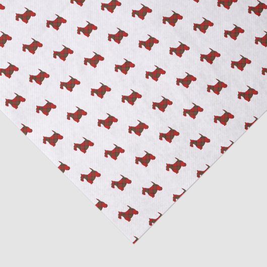 Pset Scottie Dog Tissuepapier (Detail)