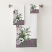 Pset Scottish Castle met vogels en bloemen Bad Handdoek (Insitu)