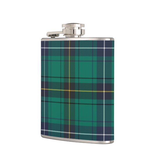 Pset Scottish Clan Henderson Green Black Check Heupfles (Links)