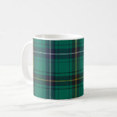 Pset Scottish Clan Henderson Green Black Check Koffiemok (Voorkant links)