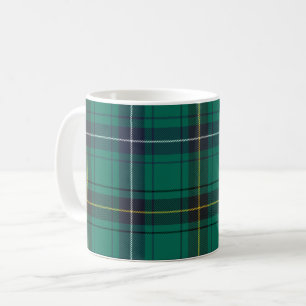 Pset Scottish Clan Henderson Green Black Check Koffiemok