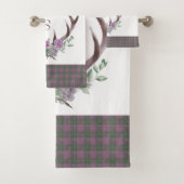 Pset Scottish Pattern Bad Handdoek (Insitu)