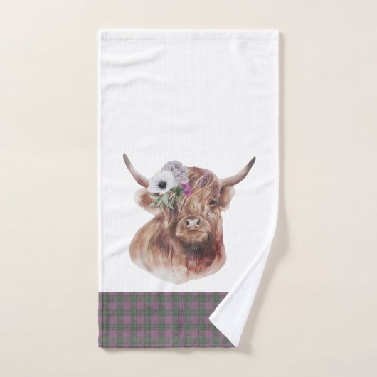 Pset Scottish Pattern Bad Handdoek (Handdoek)