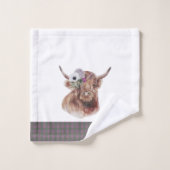 Pset Scottish Pattern Bad Handdoek (Wasdoekje)