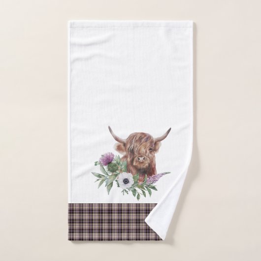 Pset Scottish Pattern Bad Handdoek (Handdoek)