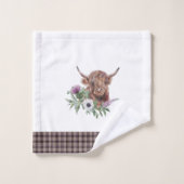 Pset Scottish Pattern Bad Handdoek (Wasdoekje)