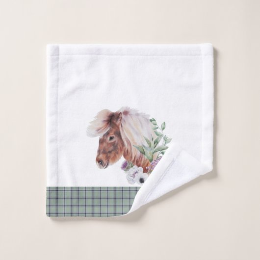 Pset Scottish Pattern Bad Handdoek (Wasdoekje)