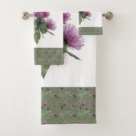 Pset Scottish Pattern Bad Handdoek