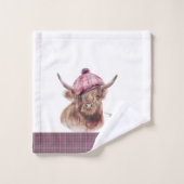 Pset Scottish Pattern Bad Handdoek (Wasdoekje)